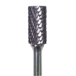 Lima Rotativa Cilíndrica Plana - 3/8'' -Toma 6mm - Doble Corte (Corte 5) - Carburo Tungsteno - Grobet