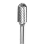 Lima Rotativa Cilindro con Radio - 1/2'' -Toma 1/4'' - Estandar (Corte 2) - Carburo Tungsteno - Grobet