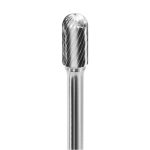 Lima Rotativa Cilíndro con Radio- 3/8'' -Toma 6mm - Estandar (Corte 2) - Carburo Tungsteno - Grobet