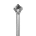 Lima Rotativa Cónica de 90° - 1/2'' -Toma 1/4'' - Estandar (Corte 2) - Carburo Tungsteno - Grobet