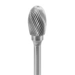 Lima Rotativa Ovalada - 1/2'' -Toma 1/4'' - Estandar (Corte 2) - Carburo Tungsteno - Grobet