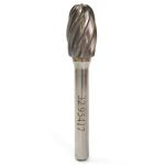 Lima Rotativa Ovalada - 1/2'' -Toma 6mm - Aluminio (Corte 1) - Carburo Tungsteno - Grobet