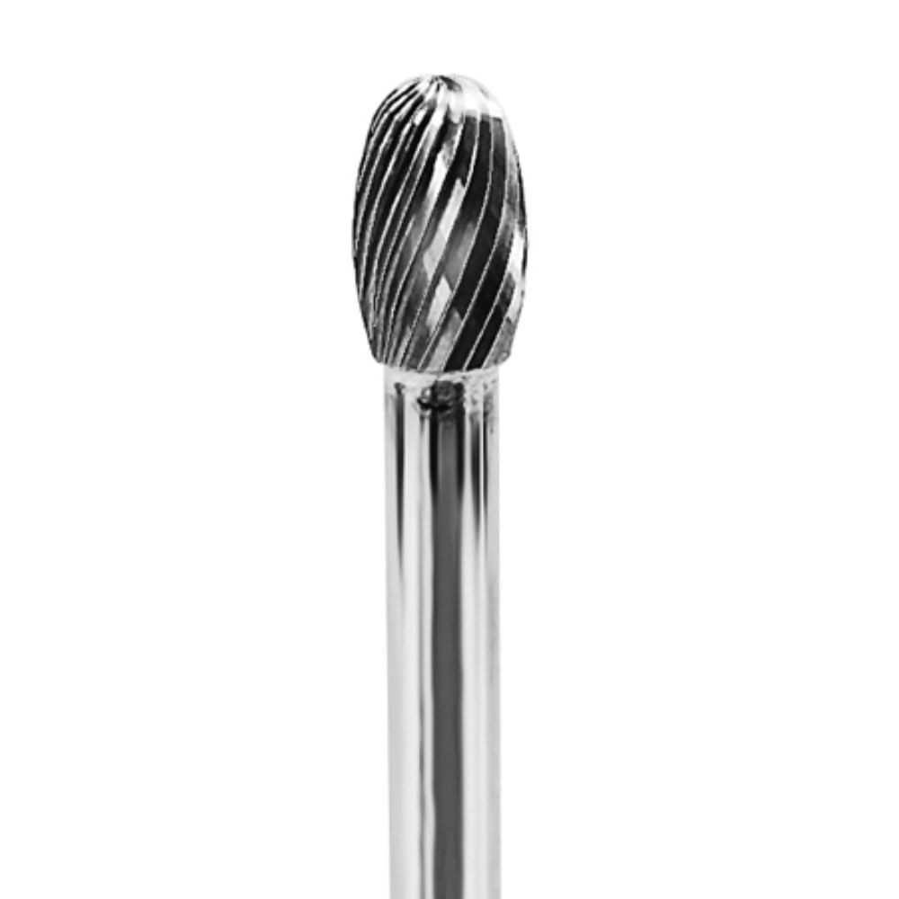 Lima Rotativa Ovalada - 3/8'' -Toma 1/4'' - Estandar (Corte 2) - Carburo Tungsteno - Grobet - Imagen 1