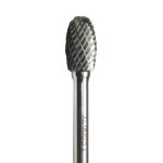 Lima Rotativa Ovalada - 3/8'' -Toma 6mm - Doble Corte (Corte 5) - Carburo Tungsteno - Grobet