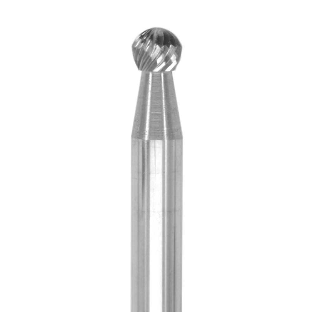 Lima Rotativa Redonda - 1/4'' -Toma 1/4'' - Estandar (Corte 2) - Carburo Tungsteno - Grobet - Imagen 1
