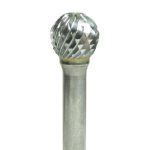 Lima Rotativa Redonda - 3/8'' -Toma 1/4'' - Doble Corte (Corte 5) - Carburo Tungsteno - Grobet