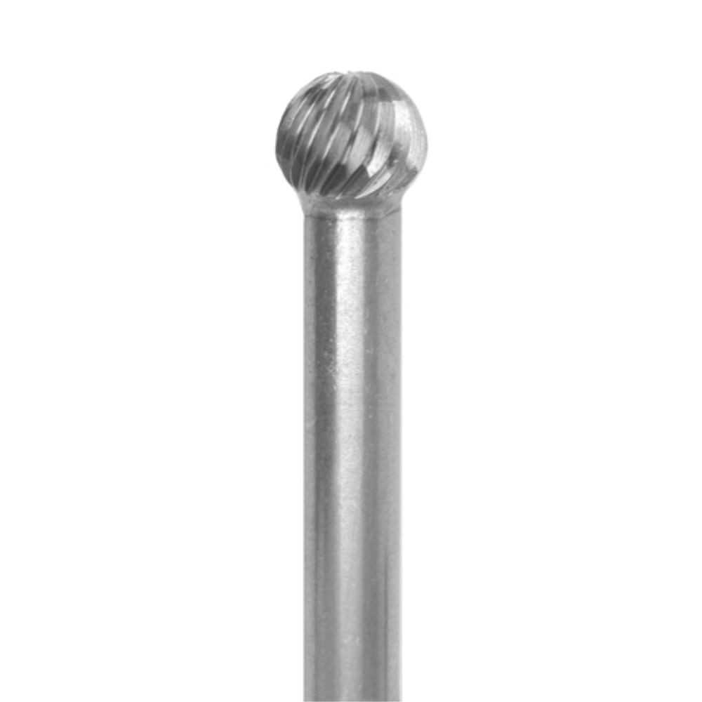 Lima Rotativa Redonda - 3/8'' -Toma 1/4'' - Estandar (Corte 2) - Carburo Tungsteno - Grobet - Imagen 1