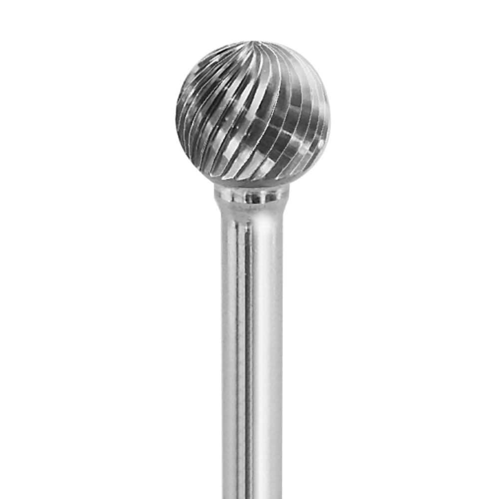 Lima Rotativa Redonda - 5/8'' -Toma 1/4'' - Estandar (Corte 2) - Carburo Tungsteno - Grobet - Imagen 1