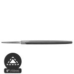 Lima Triangular 6" (150mm) Pica Fina (3) LS5560-6-3