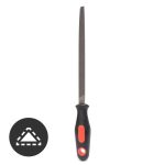 Lima Triangular con Mango Ergonómico 10" (250mm) Pica Media LX-5569-10-2