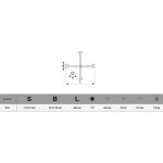 Llave de Cruz 17,19, 21mm 1/2" Bahco 29-B
