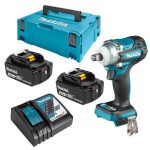 Llave de Impacto Inalámbrica 1/2″ 18V (Max. Torque 330 N.m) + baterías y cargador Makita DTW300RTJ - Imagen 2