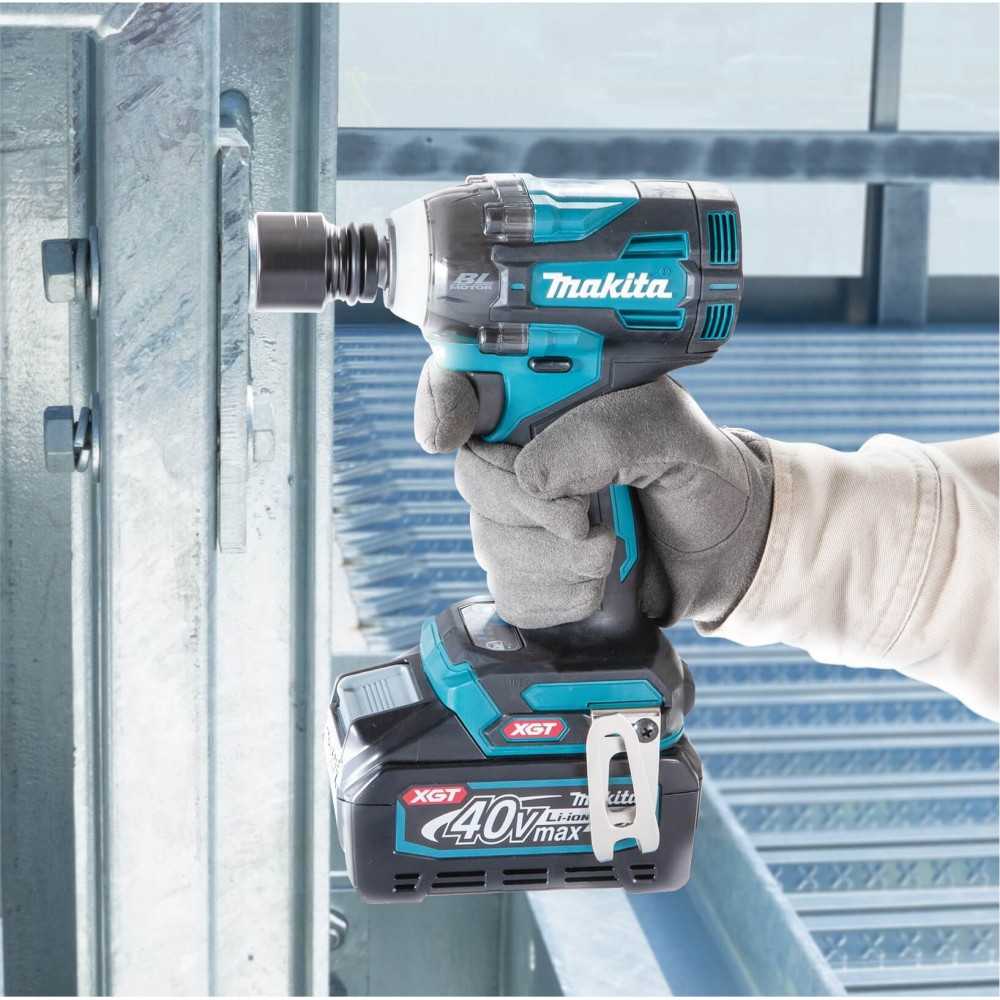 Llave de Impacto Inalámbrica 1/2" 40V + 2 Baterías 2.5Ah + Cargador+ Caja Makpac Makita TW004GD201 - Imagen 1