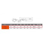 Llave de Tubo pico de loro 8” Fixman A1201