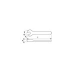 Llave Fija Aislada de una Boca 16 X 157 MM Bahco 6MV-16 - Imagen 3
