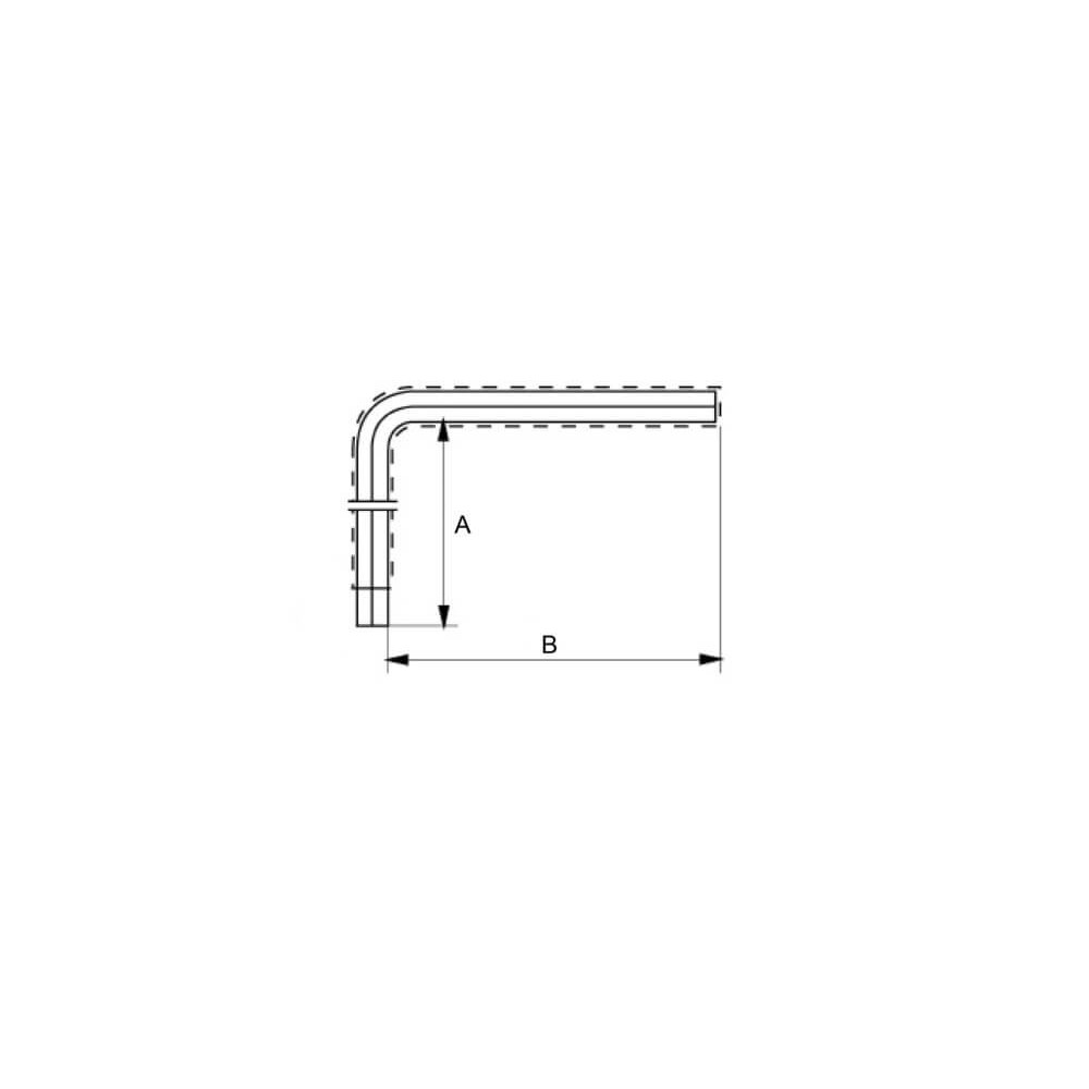 Llave Hexagonal Aislada Macho Acodada 9 MM Bahco 1999MV-9 - Imagen 3