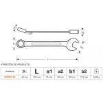 Llave Punta Corona 60 mm Anit-chispa De Aluminio Bronce Bahco NS002-60
