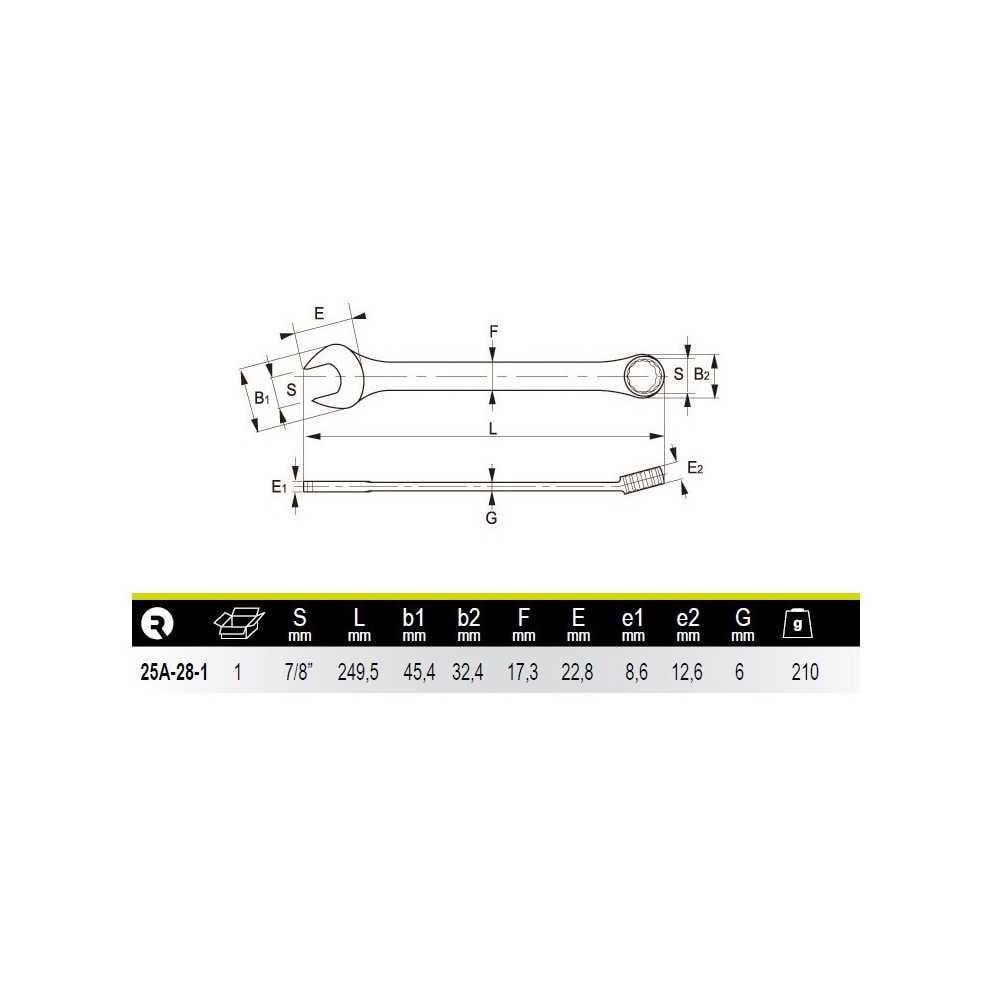 Llave Punta Corona 7/8" Irimo 25A-28-1 - Imagen 1
