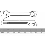 Llave Punta Corona Acodada 16 MM Bahco 1952M-16