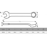 Llave Punta Corona Acodada 36 MM Bahco 1952M-36