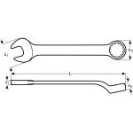 Llave Punta Corona Acodada 41 MM Bahco 1952M-41