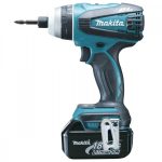 Atornillador de Impacto 4 modalidades 0-3,200 rpm (max Torque 150 Nm) 1,6 kg BL Motor Makita DTP141RFE