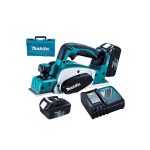 Cepillo Inalambrico 18V 82mm (2 baterías + cargador) Makita DKP180RFE