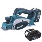Cepillo Inalambrico 18V 82mm (2 baterías + cargador) Makita DKP180RFE - Imagen 2