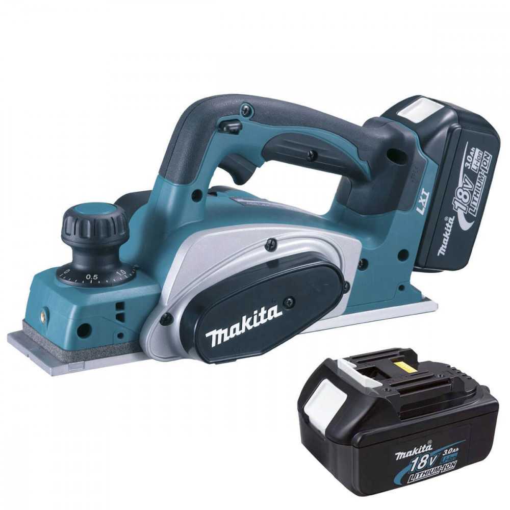 Cepillo Inalambrico 18V 82mm (2 baterías + cargador) Makita DKP180RFE - Imagen 2