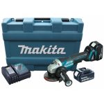 Esmeril Angular Inalambrico 4-1/2" (2 baterías + cargador BL Motor, XPT) Makita DGA455RFE