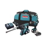 Kit Taladro Atornillador con percusión DHP456 + Rotomartillo DHR263 + 3 Baterías + Cargador + Bolso Makita DLX2069M