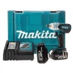 Llave de Impacto 1/2" (Max Torque 230 Nm) + 2 Bat Li-ion 3,0Ah + Cargador Makita DTW251RFE