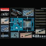 Maleta de Accesorios de combinación Línea Maccess 104 piezas Makita D-37150 - Imagen 3