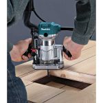 Recortadora RT0700C c/base recortadora Makita RT0700CX3 - Imagen 3