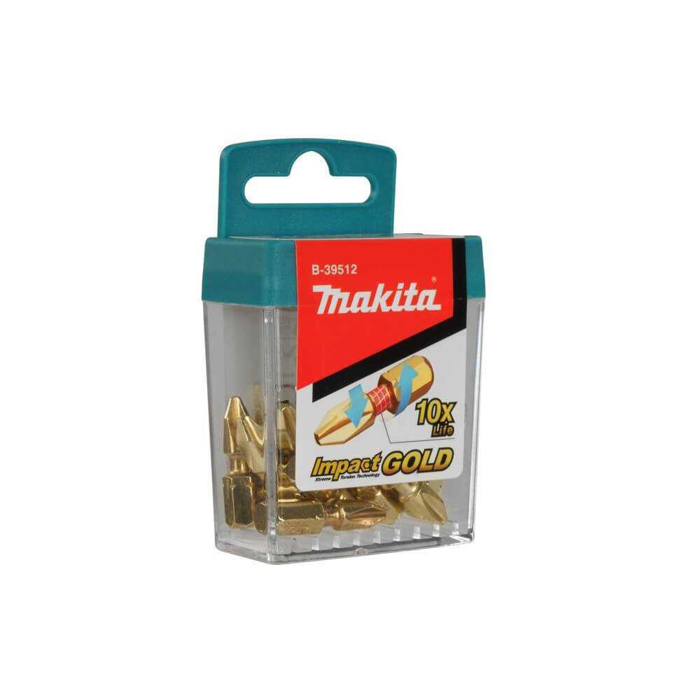 Set Impact - Gold Torsion 10 piezas Makita B-39512-10 - Imagen 2