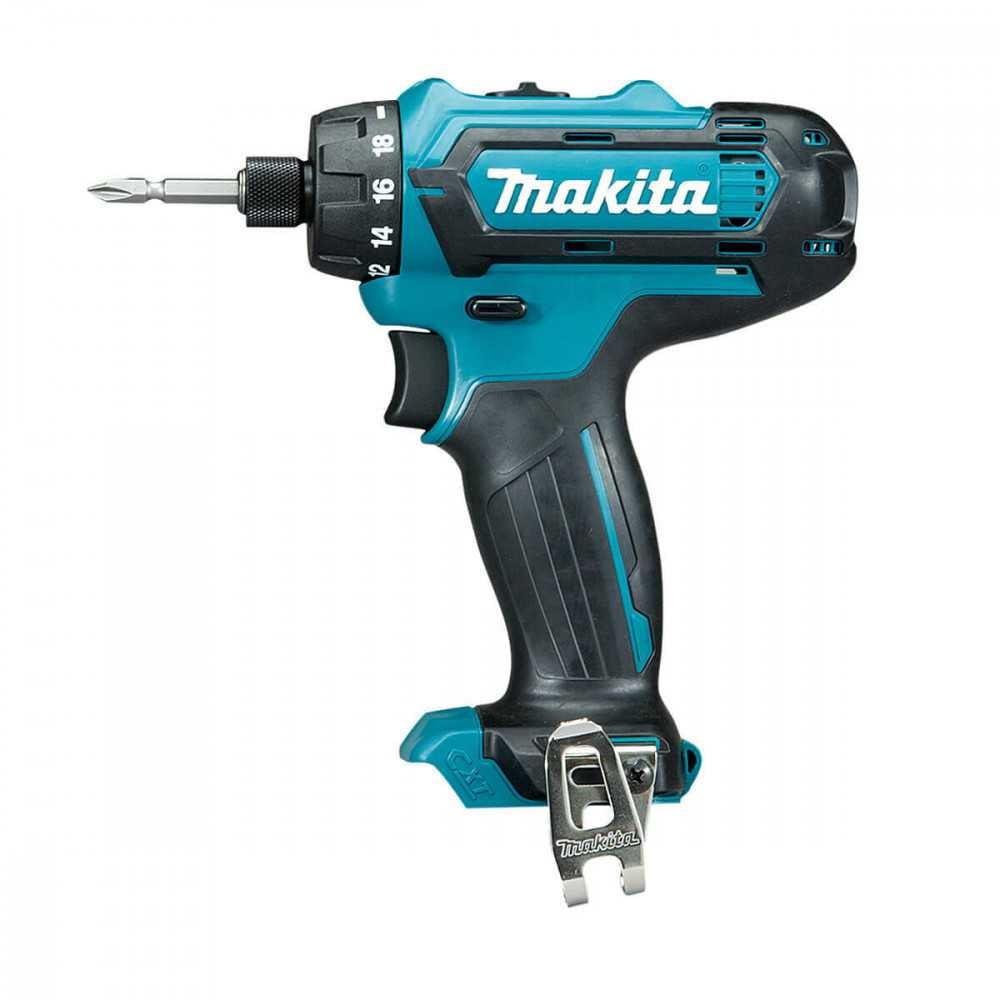 Taladro Atornillador Inalámbrico 12V Max (CXT) 0-1,700rpm/0-450rpm (Max Torque 30/14 Nm) 0,94 kg (Sin batería ni cargador) Makit - Imagen 1