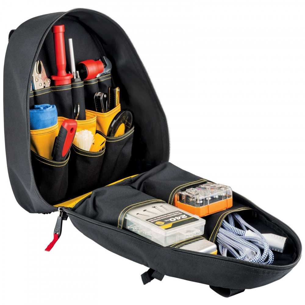 Mochila de herramientas 17" C/18 Bolsillos CAT 980203N - Imagen 4
