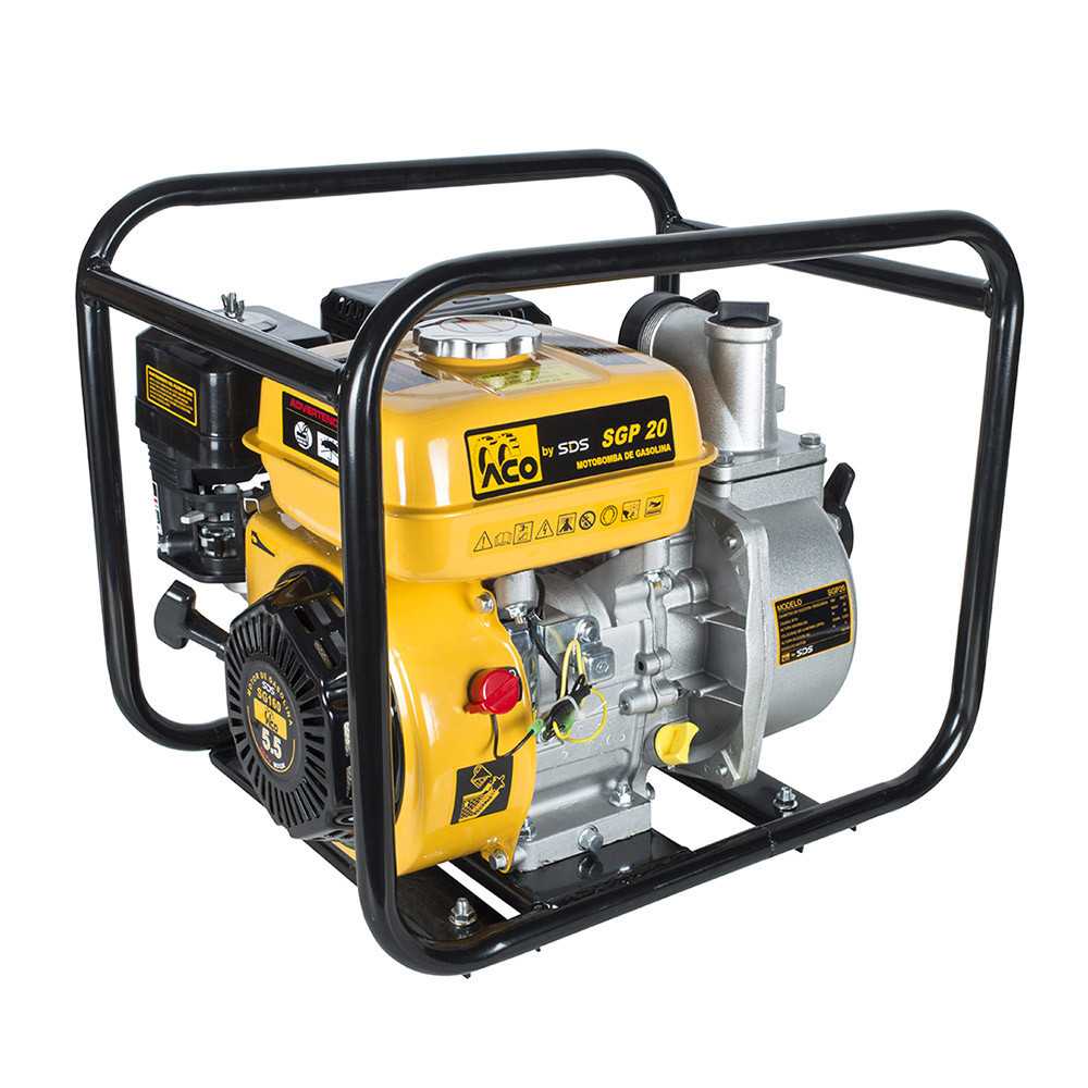 Motobomba Bencinera 2"x2" 5.5 Hp SGP20L Sds Power MI-SDS-37663 - Imagen 2