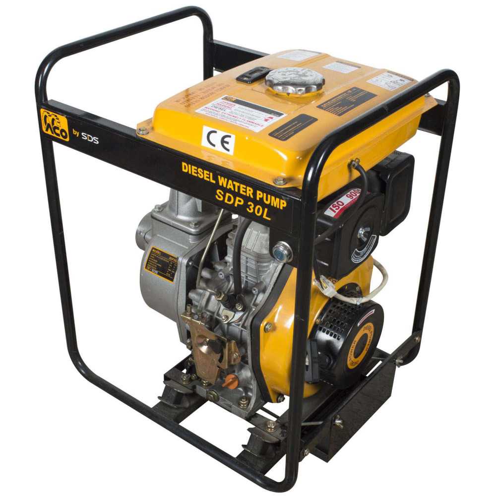 Motobomba Diesel 3"x3" 6 HP SDP30L Sds Power MI-SDS-36824 - Imagen 2