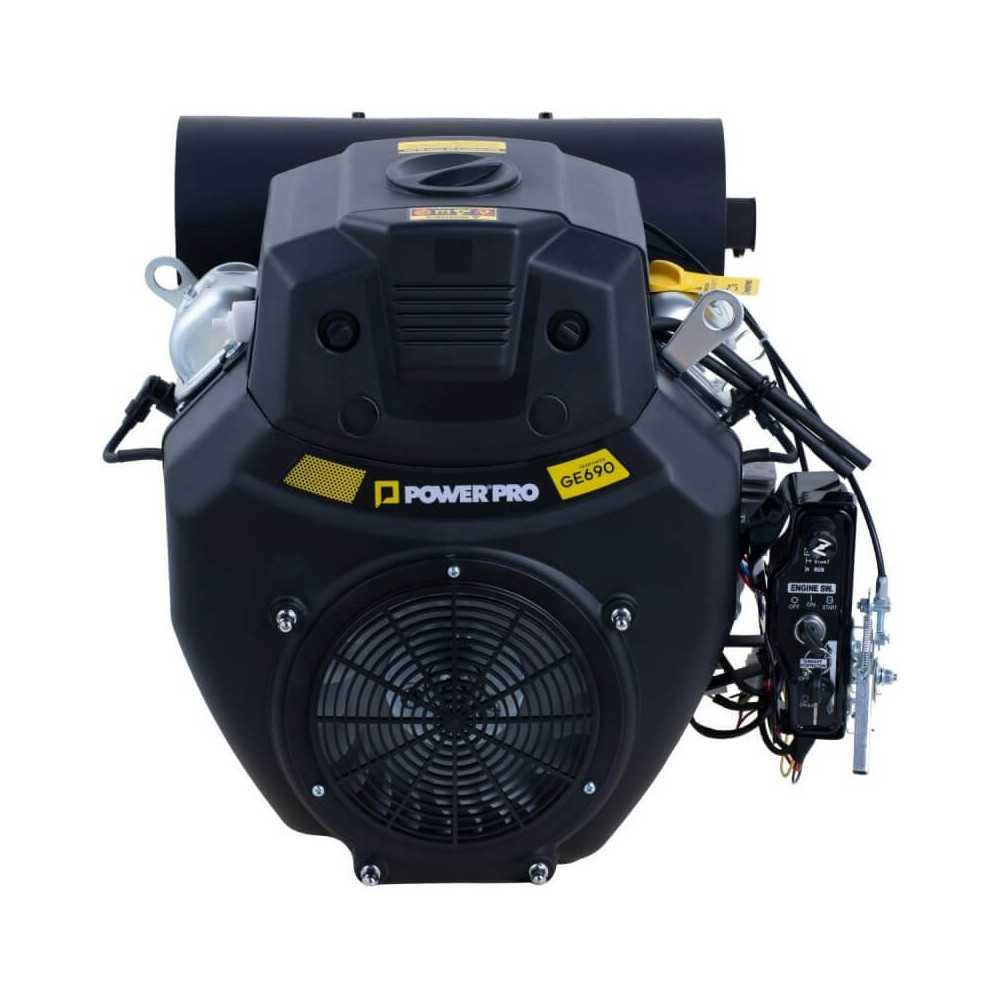 Motor Bencinero 22 hp Partida Eléctrica GE690 Power Pro 103011600 - Imagen 3