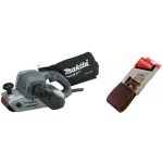 MT Lijadora de Banda 4" x 24" + Set 3 Lijas de Banda Grano 100 Makita M9400G + D-59374