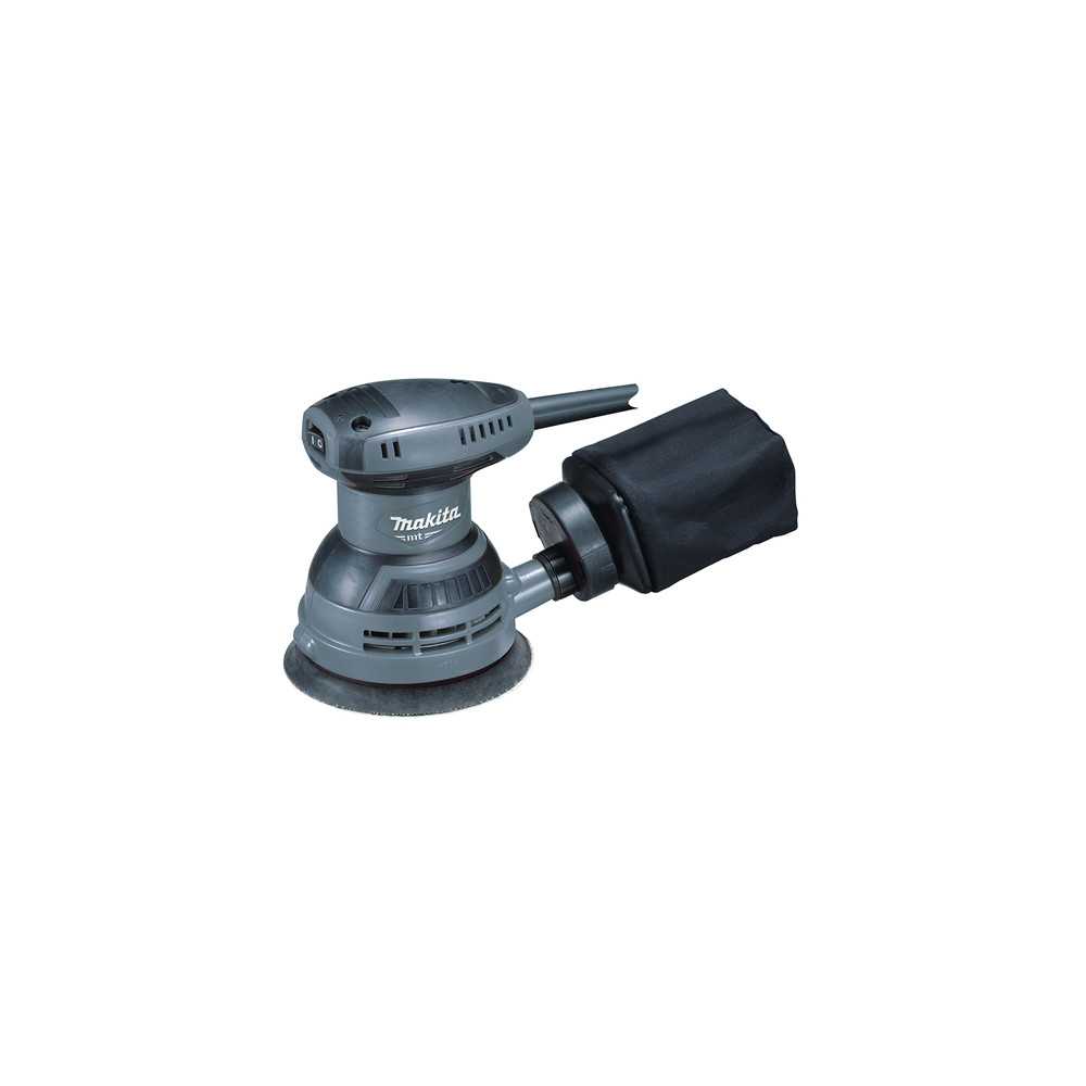 MT Lijadora Excéntrica 125 mm + Set 10 Lijas Grano 100 Makita M9204G + D-54520 - Imagen 2