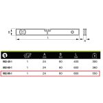 Nivel De Aluminio Profesional 80 Cm. Irimo 982-80-1