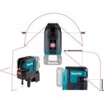 Nivel Laser Inalámbrico Líneas Rojas en Cruz 12V Sin Batería Ni Cargador Makita SK106DZ