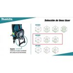 Nivel Laser Inalámbrico Líneas Verdes 2 vertical y 1 horizontal 12V Sin batería Makita SK20GDZ - Imagen 6