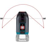 Nivel Laser Inalámbrico Rojo +Batería 2.0Ah 12v+Cargador Makita SK106DZ + 197343-0 + 197397-7