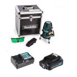 Nivel Laser Inalámbrico Verde +Batería 2.0Ah 12v +Cargador Makita SK209GDZ + 197343-0 + 197397-7 - Imagen 2