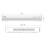 NVR Grabador 16 Canales IP 4K NVR4216-16P-4KS2 Dahua 120217313 - Imagen 3