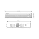 NVR Grabador 8 Canales 4K 8MP sin HDD NVR4108HS-8P-4KS2 Dahua 12017016 - Imagen 3