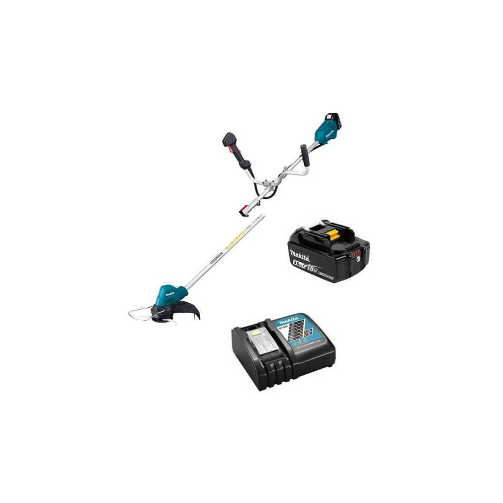 Orilladora Inalámbrica 18V + 2 baterías 3Ah + Cargador rápido simple Makita DUR188URFE - Imagen 1